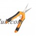 Pruning Shears Gardening Hand Pruning Snips with Straight Stainless Steel Precision Blades   
